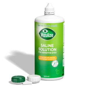 Vizulize Saline Solution for sensitive eyes 360ml.